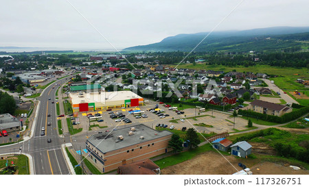 Aerial view of Baie-Saint-Paul, Quebec, Canada Aerial view of Baie-Saint-Paul, Quebec, Canada 117326751