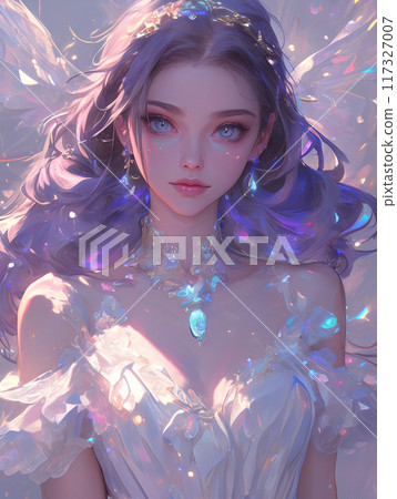 Beautiful purple color goddess Beautiful purple color goddess 117327007