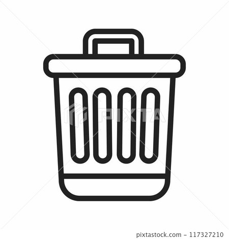 Trash Can icon vector image. Trash Can icon vector image. 117327210
