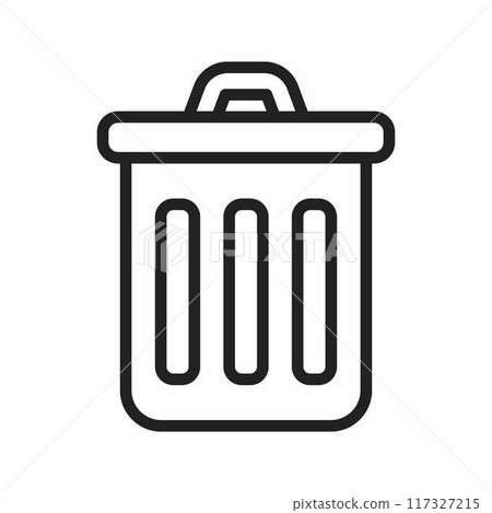 Trash Bin icon vector image. Trash Bin icon vector image. 117327215