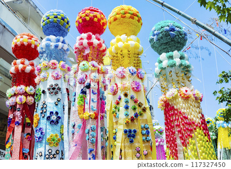 Tanabata Festival Sendai Tanabata Tanabata 117327450