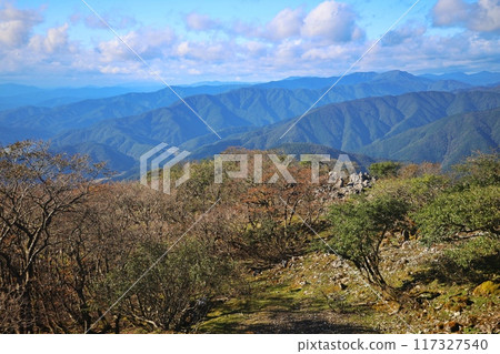 View of Lake Biwa from Mt.Ibuki 117327540