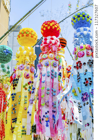 Tanabata Festival Sendai Tanabata Tanabata 117327607