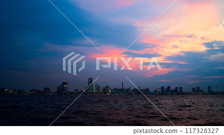 View of the industrial area from the factory area 117328327