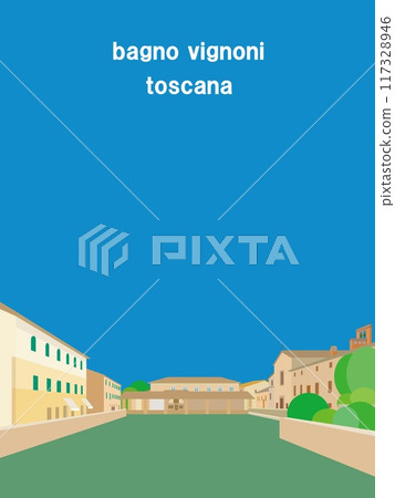 Bagno Vignoni, Val d'Orcia, Tuscany 117328946