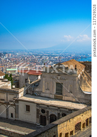 Beautiful streets of Naples, Italy 117329328