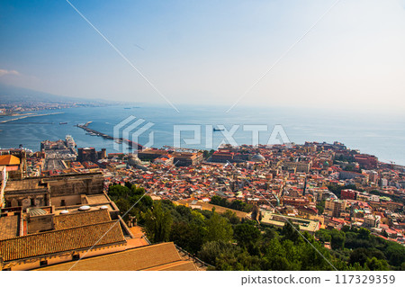 Beautiful streets of Naples, Italy 117329359