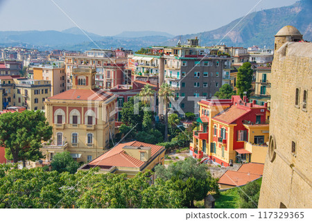 Beautiful streets of Naples, Italy 117329365