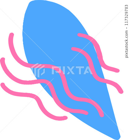 Playful Abstract Organic Shape Playful Abstract Organic Shape 117329783