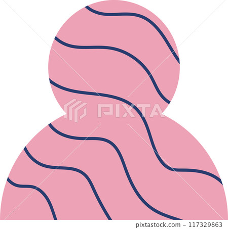 Colorful Simple Shape Set 117329863