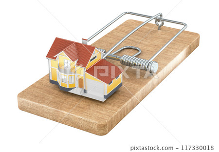 Home inside Mousetrap, 3D rendering 117330018