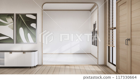 Japan style living area in living room japan style and decoration. Japan style living area in living room japan style and decoration. 117330664