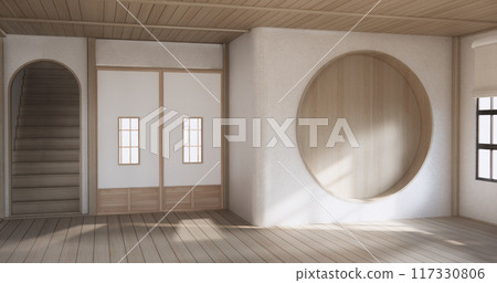 Japan style living area in living room japan style and decoration. Japan style living area in living room japan style and decoration. 117330806