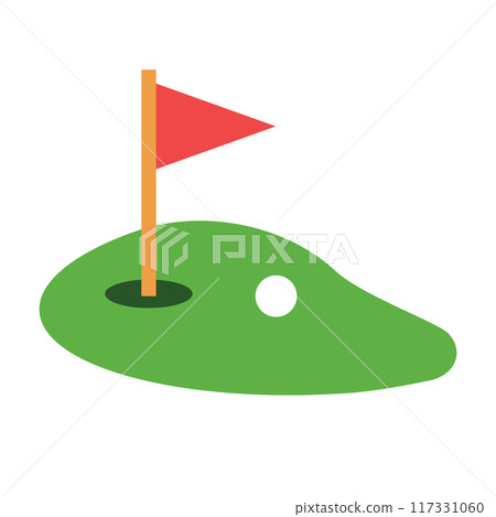 Golf course icon 117331060