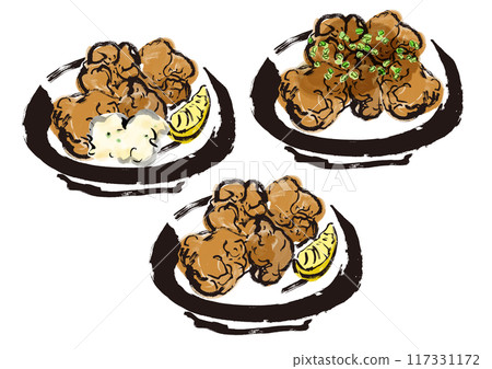 手繪日本插畫集炸雞、炸雞、雞南蠻 117331172