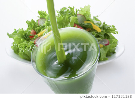 Fresh vegetable juice smoothie 117331188