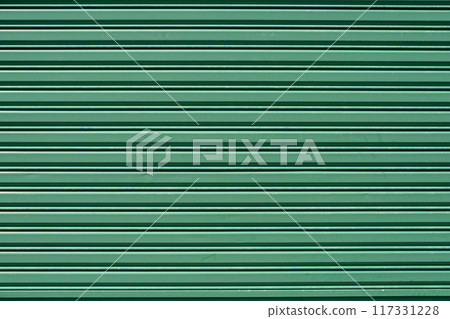 Green roller shutter door Background Green roller shutter door Background 117331228