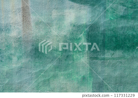 Green concrete wall texture Background 117331229