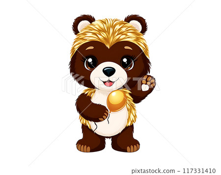 Little bear stickers 117331410
