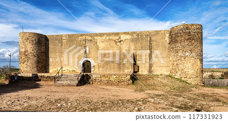 Castro Marim Castle in Castro Marim Village in Algarve Portugal. Castro Marim Castle in Castro Marim Village in Algarve Portugal. 117331923