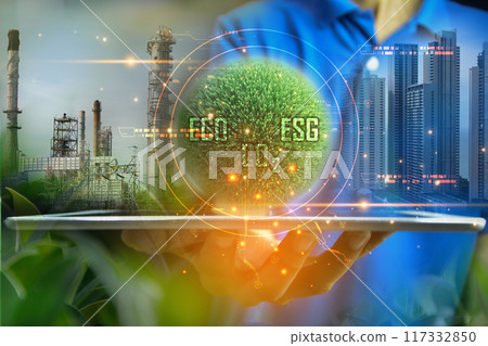 Ideas for reducing CO2 emissions, turning to clean energy for a green world and green industry,Carbon Footprint Ideas for reducing CO2 emissions, turning to clean energy for a green world and green industry,Carbon Footprint 117332850