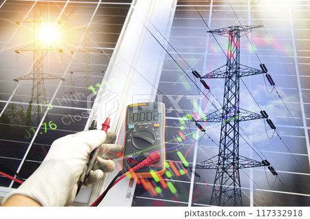 Concept Electrical energy is expensive, use of renewable energy Clean energy is in greater demand. Concept Electrical energy is expensive, use of renewable energy Clean energy is in greater demand. 117332918