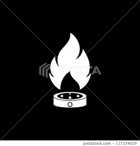 modern gas stove logo 117334029