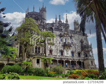 castle, building, sintra 117334299