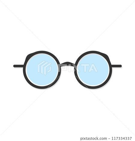 Glasses icon vector illustration isolated on white. 117334337