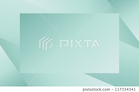 Minimal geometric background. Mint green elements with gradient. Minimal geometric background. Mint green elements with gradient. 117334341