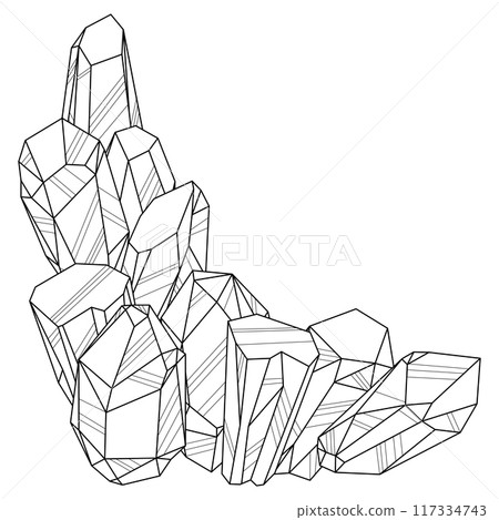 Background with crystals. Jewelry precious or semiprecious gem stones. Background with crystals. Jewelry precious or semiprecious gem stones. 117334743
