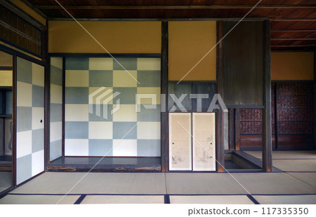 京都市西京區桂離宮、松金亭內景 117335350