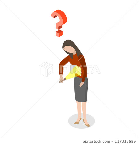 3D Isometric Flat Illustration of Inner World, Looking Inside Yourself 3D Isometric Flat Illustration of Inner World, Looking Inside Yourself 117335689