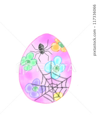 Halloween patterned eggs 117336066