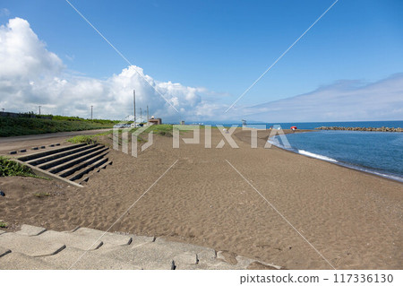 新潟縣上越市柿崎中央海水浴場 新潟縣上越市柿崎中央海水浴場 117336130