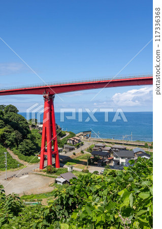 Yoneyama Bridge, Aomi River, Kashiwazaki City, Niigata Prefecture Yoneyama Bridge, Aomi River, Kashiwazaki City, Niigata Prefecture 117336368