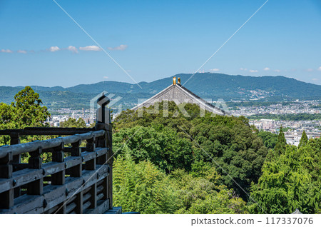 The Great Buddha Hall as seen from Todaiji Temple's Nigatsudo Hall The Great Buddha Hall as seen from Todaiji Temple's Nigatsudo Hall 117337076