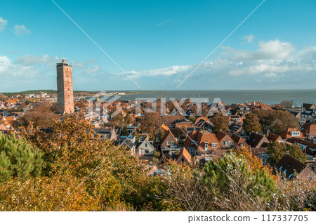 West-Terschelling at Terschelling island in the Wadden Sea - Holland or the Netherlands 117337705
