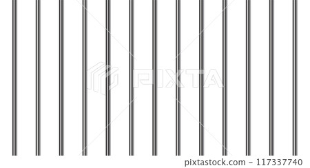 Jail metal bars cell background. Iron prison vector bar isolated transparent illustration. Jail metal bars cell background. Iron prison vector bar isolated transparent illustration. 117337740
