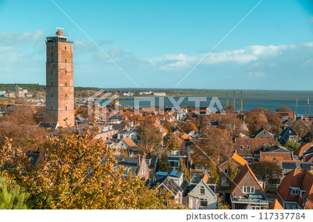 West-Terschelling at Terschelling island in the Wadden Sea - Holland or the Netherlands 117337784