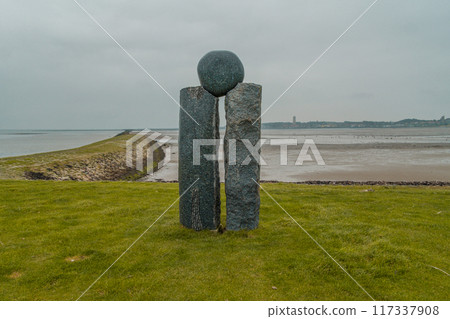 Terschelling island in the Wadden Sea - Holland or the Netherlands 117337908