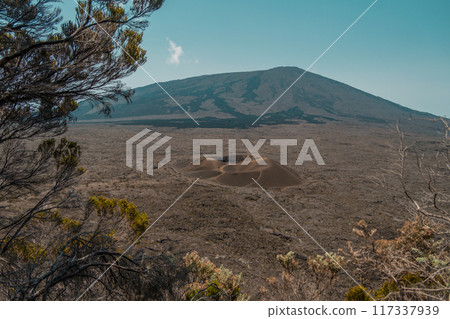 Hiking the Piton de la Fournaise volcano - Reunion, France - Africa 117337939