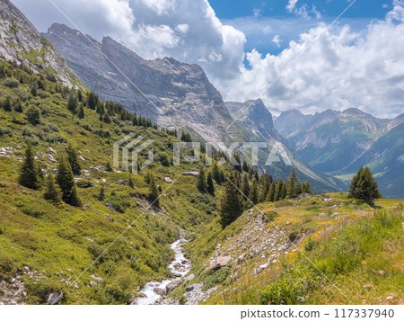Hiking to Refuge du Col de la Vanoise in National Park of Vanoise 117337940