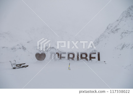 Meribel - ski domain in the French alps of France Meribel - ski domain in the French alps of France 117338022