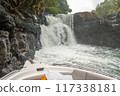 GRSE waterfall in Mauritius during a boat excursion 117338181