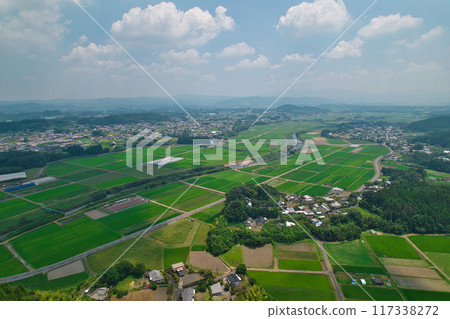 Takasakicho, Miyakonojo City, Summer 1994, aerial photography 117338272