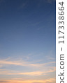 Evening sky and clouds 117338664