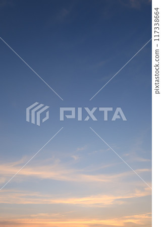 Evening sky and clouds 117338664