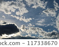 A sky obscured by clouds 117338670