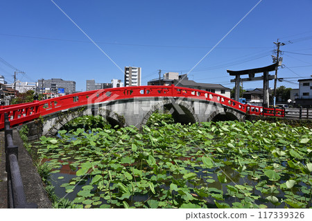 Aoi Aso Shrine and Misogi Bridge Aoi Aso Shrine and Misogi Bridge 117339326